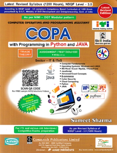 COMPUTER OPERATING AND PROGRAMMING ASSISTANT (COPA) WITH PROGRAMMING IN PYTHON & JAVA (Trade Theory) (NSQF 3.5)| SUMEET SHARMA | Computech