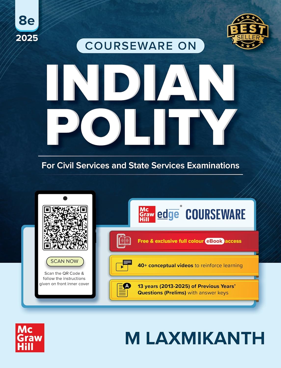 INDIAN POLITY COURSEWARE with eBook Access | M. LAXMIKANTH | McGraw Hill