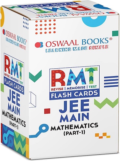 RMT (REVISE MEMORIES TEST) FLASH CARD JEE MAIN MATHEMATICS (PART- 1) | OSWAAL BOOKS