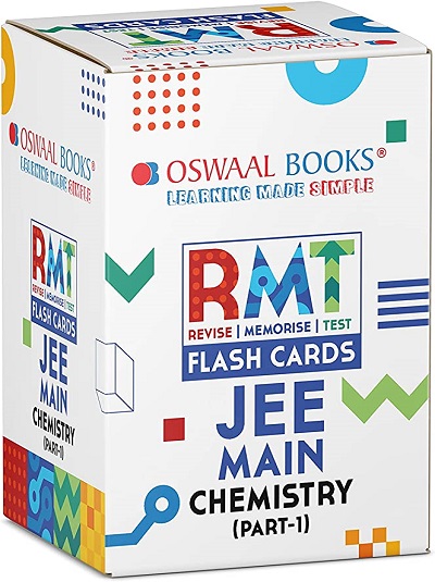 RMT (REVISE MEMORIES TEST) FLASH CARD JEE MAIN CHEMISTRY (PART- 1) | OSWAAL BOOKS