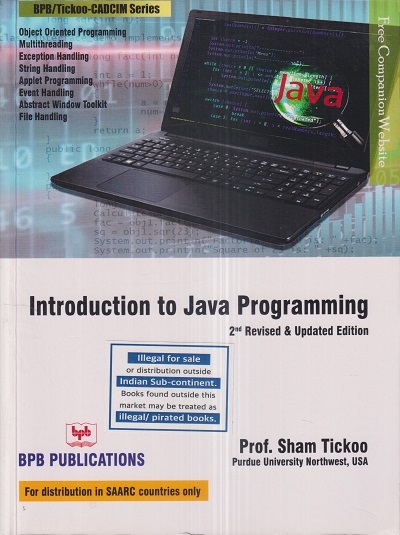 INTRODUCTION TO JAVA PROGRAMMING | Prof. SHAM TICKOO | BPB