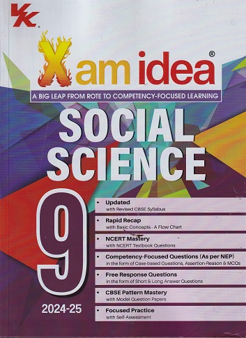 Xam Idea 2024 SOCIAL SCIENCE Class 9 CBSE | VK Global Publications