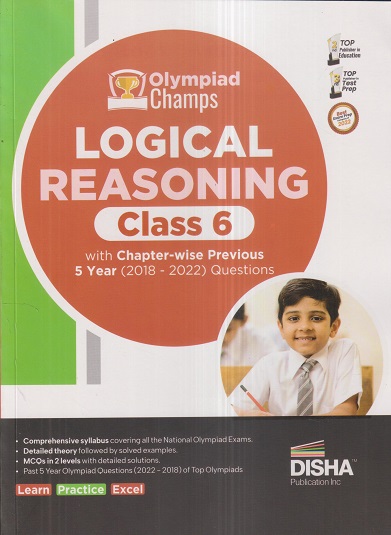 Olympiad Champs LOGICAL REASONING Class 6 | Disha Publication