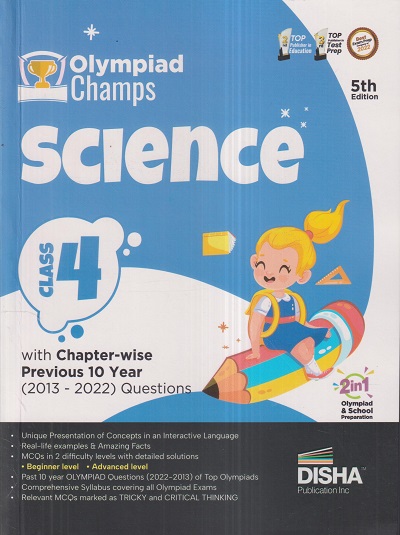 Olympiad Champs SCIENCE Class 4 | Disha Publication