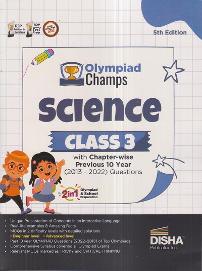 Olympiad Champs SCIENCE Class 3 | Disha Publication