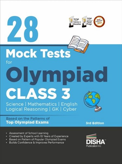 28 MOCK TESTS For OLYMPIADS (All Subjects) Class 3 | Disha Publication