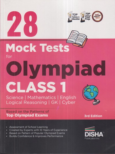 28 MOCK TESTS For OLYMPIADS (All Subjects) Class 1 | Disha Publication