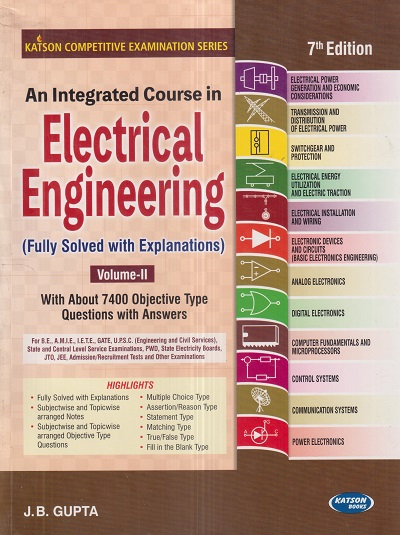 AN INTEGRATED COURSE IN ELECTRICAL ENGINEERING Vol-II | J.B. GUPTA | Katson