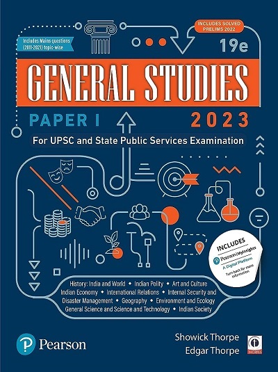 GENERAL STUDIES 2023 (UPSC) Paper-I | EDGAR THORPE, SHOWICK THORPE | Pearson