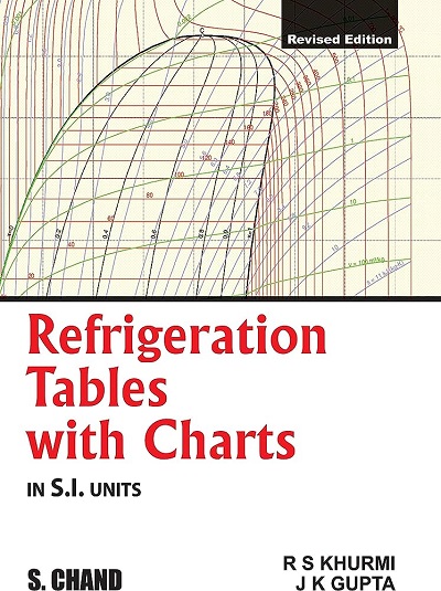 REFRIGERATION TABLES WITH CHARTS In S.I. Units | R.S. KHURMI, J.K. GUPTA | S.Chand