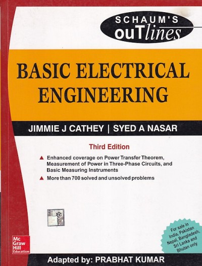 BASIC ELECTRICAL ENEGINEERING | JIMMIE J. CATHEY, SYED A. NASAR | McGraw Hill