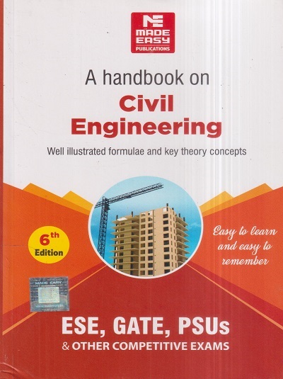 A Handbook On CIVIL ENGINEERING | MADE EASY