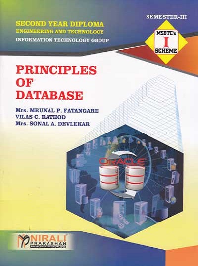 PRINCIPLES OF DATABASE - INFORMATION TECHNOLOGY GROUP - MSBTE I Scheme
