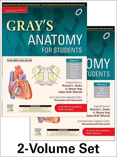 GRAYs ANATOMY For STUDENTS (Vol. I & II) | RAVEENDRANATH VEERAMANI | Elsevier