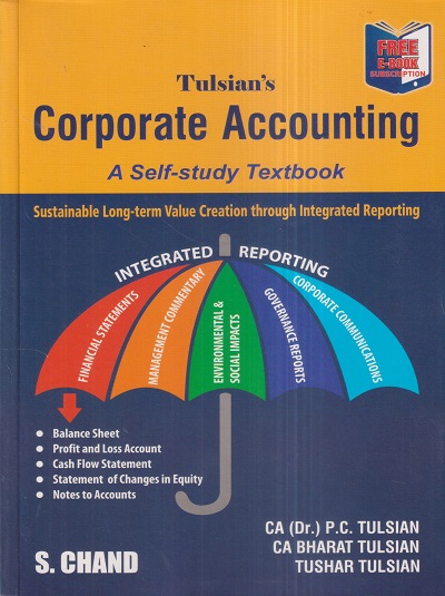 TULSIANs CORPORATE ACCOUNTING (A Self Study Textbook) | P.C. TULSIAN, BHARAT TULSIAN, TUSHAR TULSIAN | S.Chand