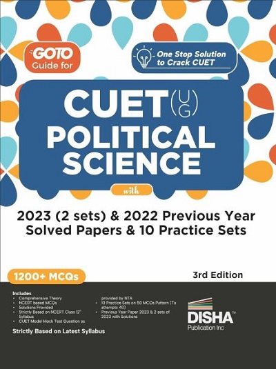 GOTO GUIDE for CUET (UG) POLITICAL SCIENCE 2023 | Disha Publication