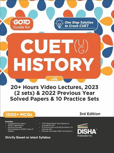 GOTO GUIDE for CUET (UG) HISTORY 2023 | Disha Publication