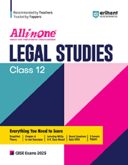 ALL IN ONE LEGAL STUDIES CBSE Class 12th | Arihant Publications