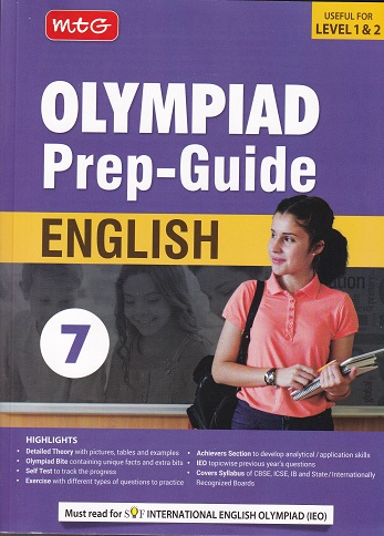 OLYMPIAD PREP GUIDE ENGLISH Class 7 | MTG