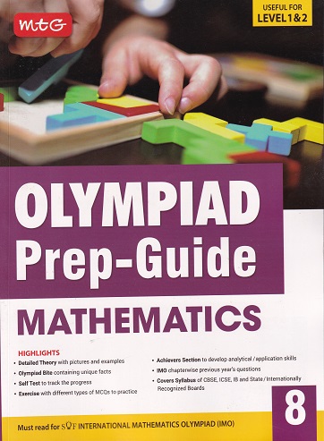 OLYMPIAD PREP GUIDE MATHEMATICS Class 8 | MTG