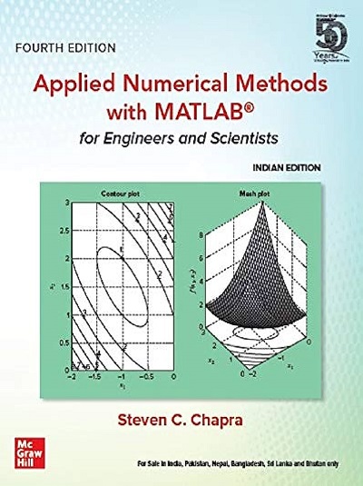 APPLIED NUMERICAL METHODS WITH MATLAB For Engineers And Scientists | STEVEN C. CHAPRA | McGraw Hill