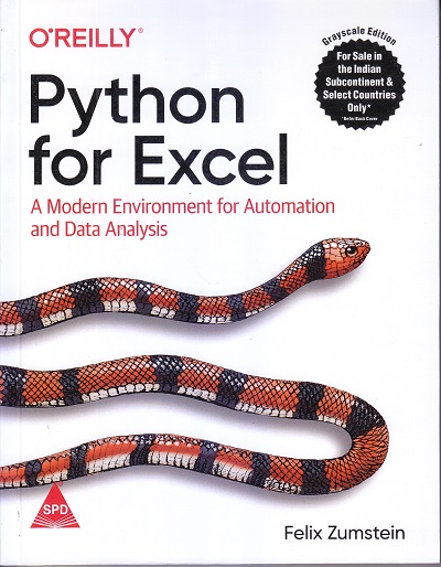 OREILLY Python for Excel | Felix Zumstein | SHROFF PUBLISHERS & DISTRIBUTORS (SPD)