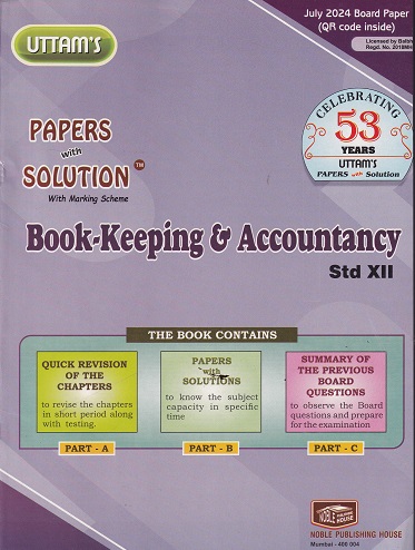 UTTAM'S Book-Keeping & Accountancy Std. XII / Std. 12TH