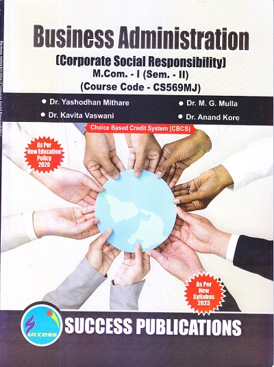 Business Administration (Corporate Social Responsibility) M.Com. - I (Semester 2) | SUCCESS PUBLICATIONS