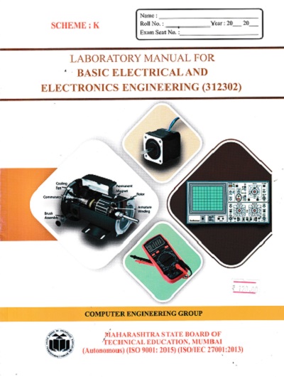 A Laboratory Manual For BASIC ELECTRICAL & ELECTRONICS Engineering (FE Diploma Sem-II) MSBTE (K Scheme) l | Brilliant Publications