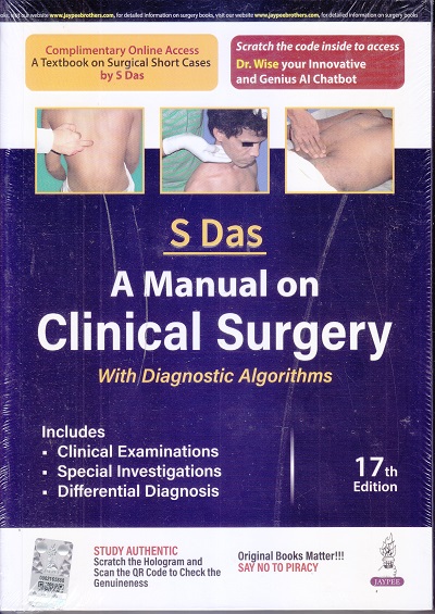 A MANUAL ON CLINICAL SURGERY | S. DAS | JAYPEE