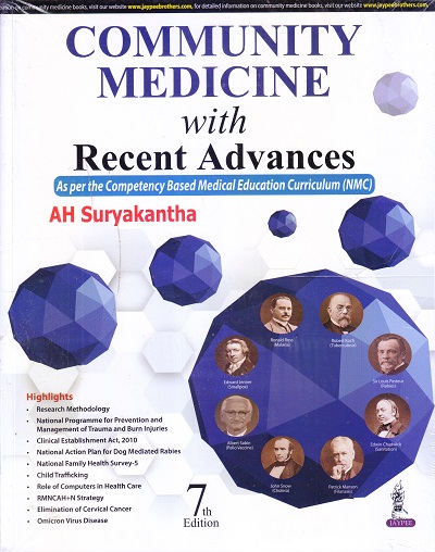 COMMUNITY MEDICINE with Recent Advances | AH Suryakantha | Jaypee
