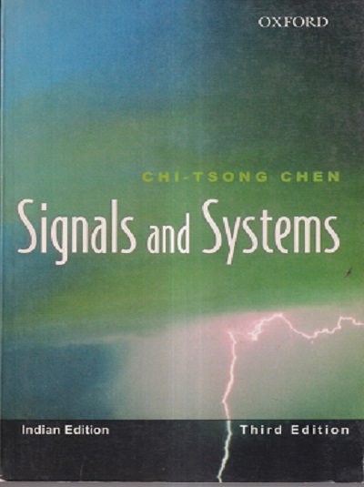 SIGNALS AND SYSTEMS | CHI -TSONG CHEN | Oxford