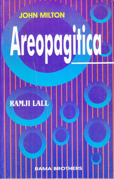 JOHN MILTON AREOPAGITICA | RAMJI LALL | RAMA BROTHERS