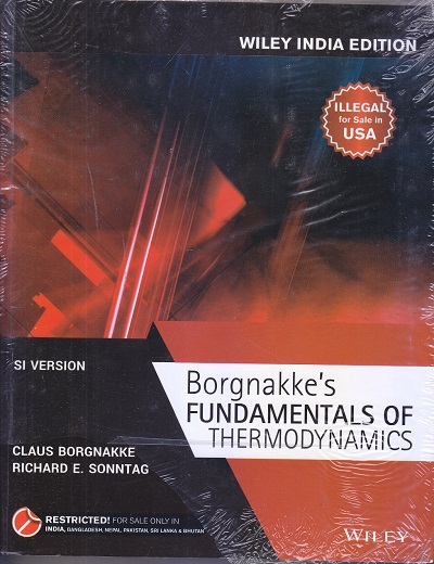 FUNDAMENTALS OF THERMODYNAMICS | CLAUS BORGNAKKE, RICHARD E. SONNTAG | WILEY