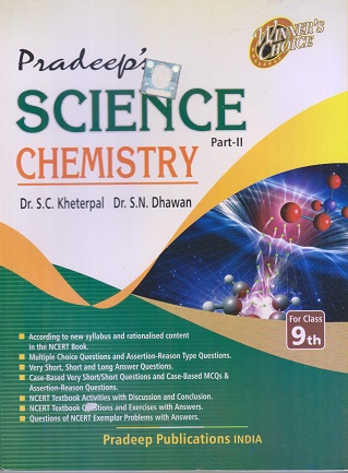 SCIENCE CHEMISTRY PART-II FOR CLASS 10 | Dr. S. C. KHETERPAL , Dr. S N DHAWAN | PRADEEP PUBLICATION