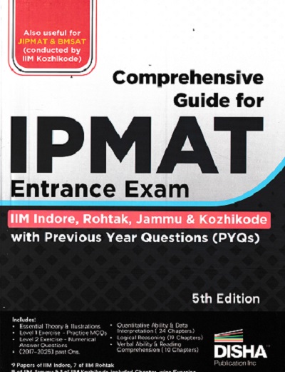 COMPREHENSIVE GUIDE FOR IPMAT ENTRANCE EXAM | DISHA PUBLICATION