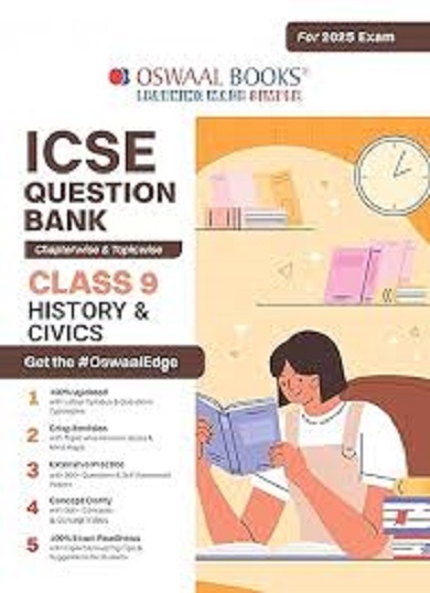 ICSE QUESTION BANK CHAPTERWISE AND TOPICWISE CLASS 9 HISTORY AND CIVICS I OSWAL