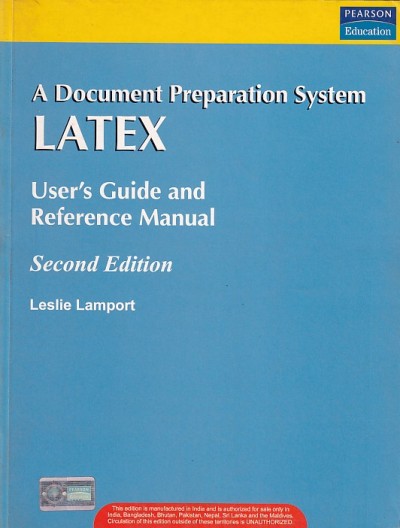 A DOCUMENT PREPARATION SYSTEM LATEX | LESLIE LAMPORT | Pearson