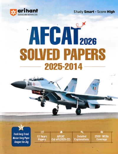AFCAT 2026 SOLVED PAPERS 2025-2014 | VAGISHA MEHTA | ARIHANT