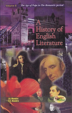 A HISTORY OF ENGLISH LITERATURE Volume 2 | J N MUNDRA | PRAKASH BOOK