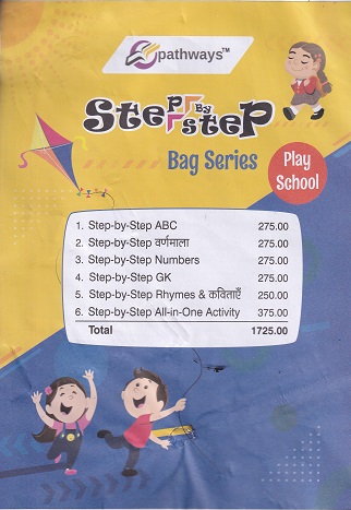 SET OF SIX BOOKS | PATHWAYS STEP BY STEP BAG SERIES FOR PLAY GROUP | PATHWAYS |