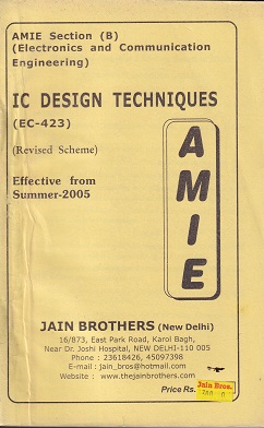 IC DESIGN TECHNIQUES | JAIN BROTHERS