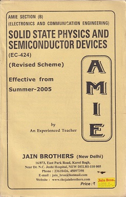 SOLID STATE PHYSICS AND SEMICONDUCTOR DEVICES | JAIN BROTHERS