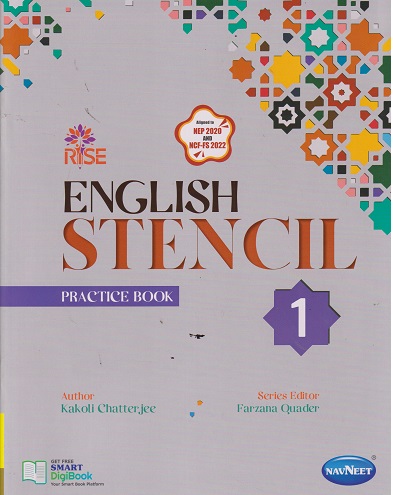 RISE ENGLISH STENCIL PRACTICE BOOK 1 | KOKOLI CHATTERJEE | NAVNEET