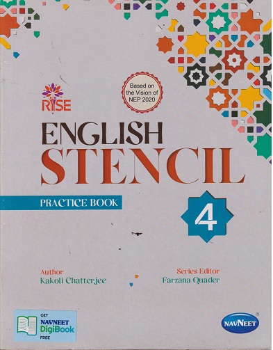 RISE ENGLISH STENCIL PRACTICE BOOK 4 | KOKOLI CHATTERJEE | NAVNEET