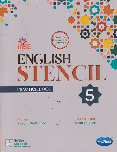 RISE ENGLISH STENCIL PRACTICE BOOK 5 | KOKOLI CHATTERJEE | NAVNEET