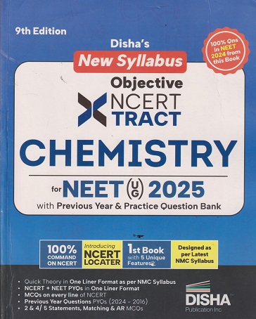 OBJECTIVE NCERT XTRACT CHEMISTRY FOR NEET UG 2025 | DISHA