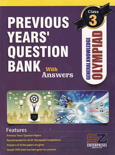 PREVIOUS YEARS QUESTION BANK WITH ANSWERS GENERAL KNOW OLYMPIAD CLASS 3RD | SILVER ZONE