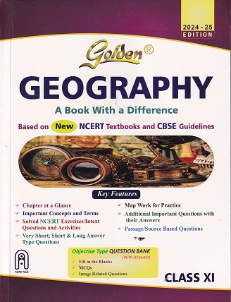 GOLDEN GEOGRAPHY A BOOK WITH A DIFFERENCE CLASS XI | J P SINGHAL | NEW AGE