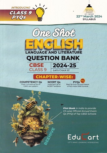 ONE SHOT ENGLISH LANGUAGE AND LITERATURE QUESTION BANK CBSE CLASS 9TH | EDUCART